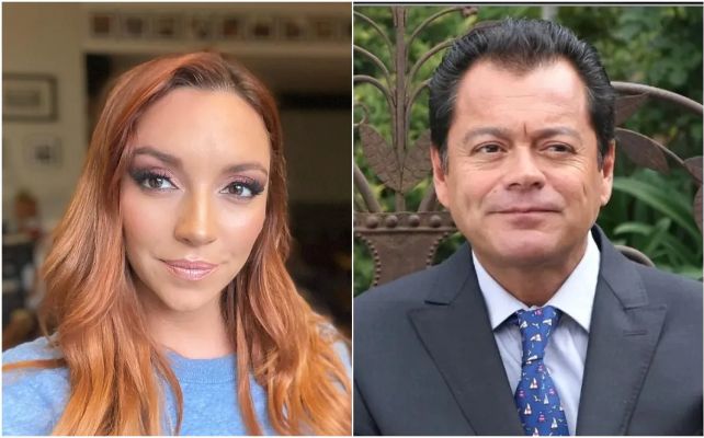 Regina Blandón and her father, Roberto Blandón. 